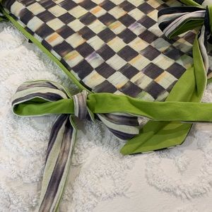 Mackenzie Childs courtly check chair pads